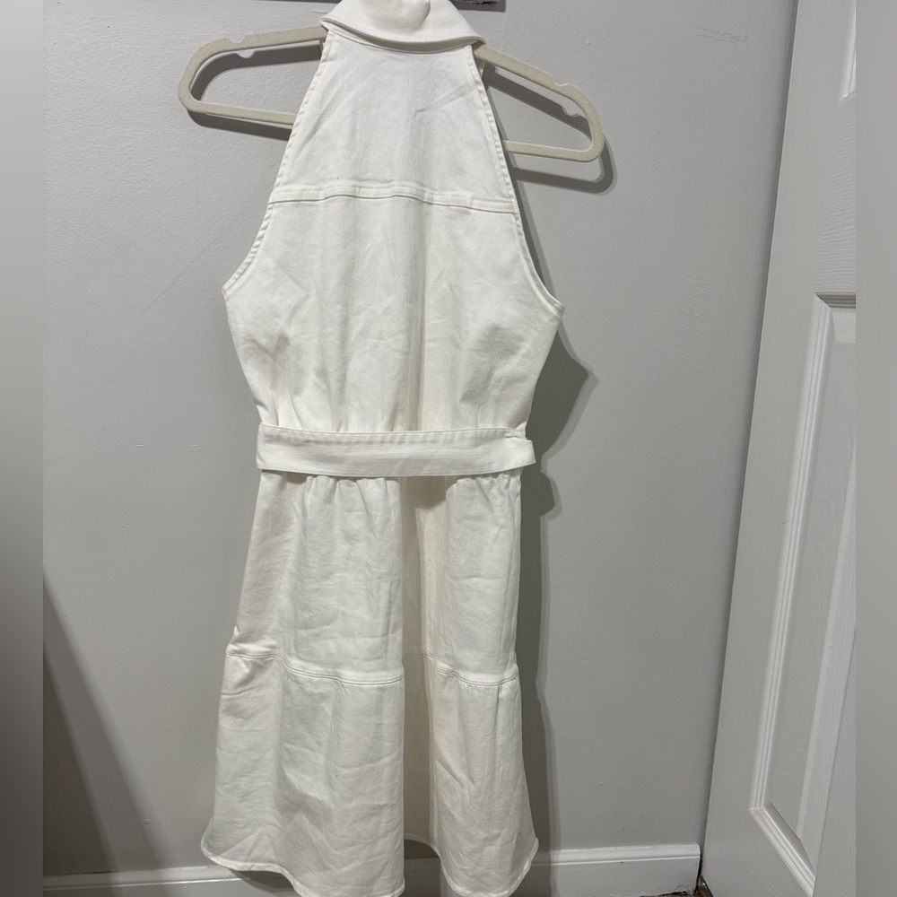 Boston Proper - Collared Denim A Line Dress - Picture 6 of 7